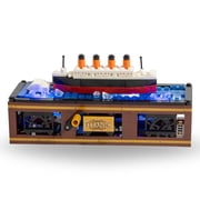 Brick Loot Titanic Ship Building Set with LED Light Kit 319 Pieces Compatible with Major Brands