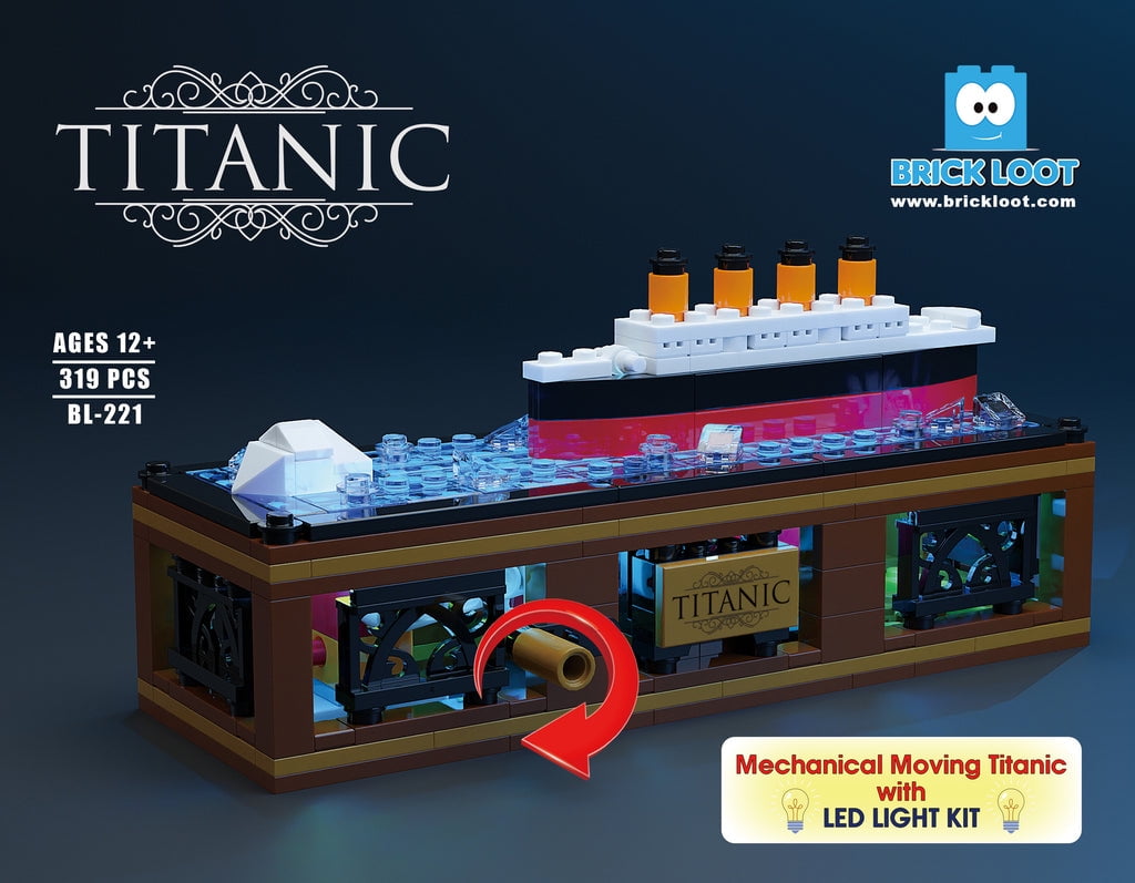 Will the LEGO Titanic float?, Will the huge LEGO Titanic set float? Video  by Buwizz  By Beyond the Brick