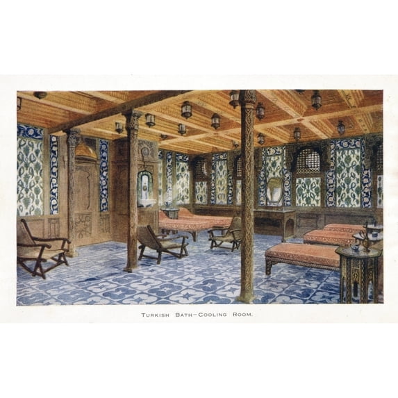 Titanic Turkish Bath Cooling Room Poster Print By Mary Evans Picture Libraryonslow Auctions Limited