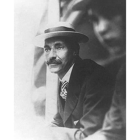 Titanic Victim John Jacob Astor IV Portrait - 12x18 Inch Laminated Aviation Poster - Stunning Detail and Bold Colors