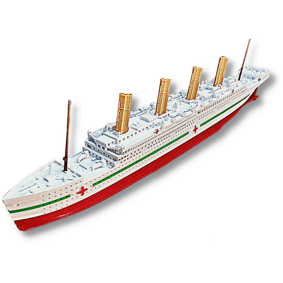 TitanicToyCo HMHS Britannic Model Ship 1 Ft Long Fully Assembled, Model Ships, Britannic Toys For Kids, Toy Cruise Ship Model, Toy Cargo Ship Model, Britannic Ship Toy, Britannic Toy, Britannic