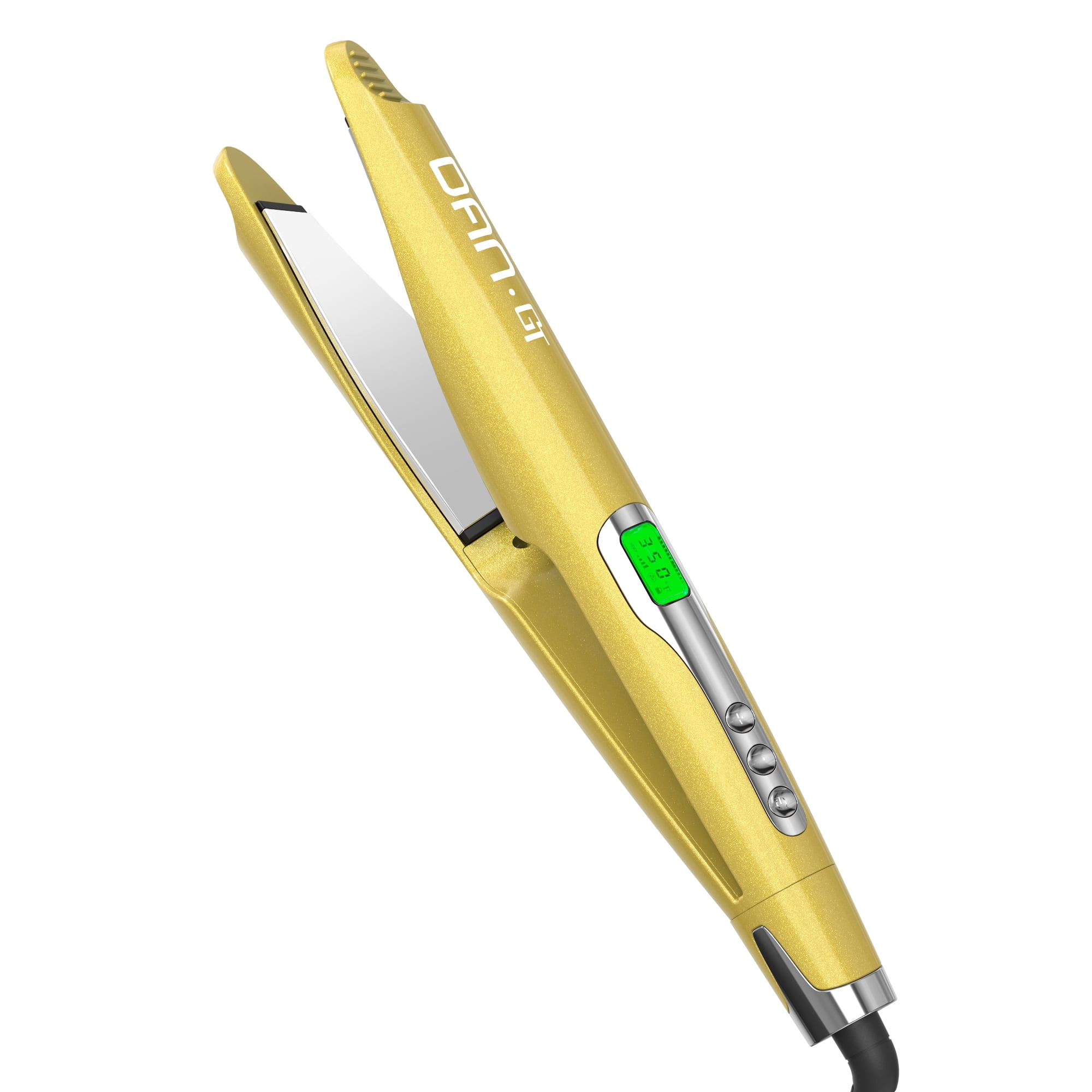 Titanium 1 inch Hair Straightener and Curler 2 in 1,Dual Voltage Twist Flat Iron Curling Iron