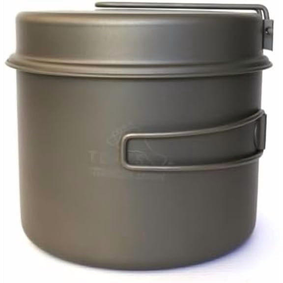 Titanium 1600ml Pot with Pan$$Sport & Recreation Other