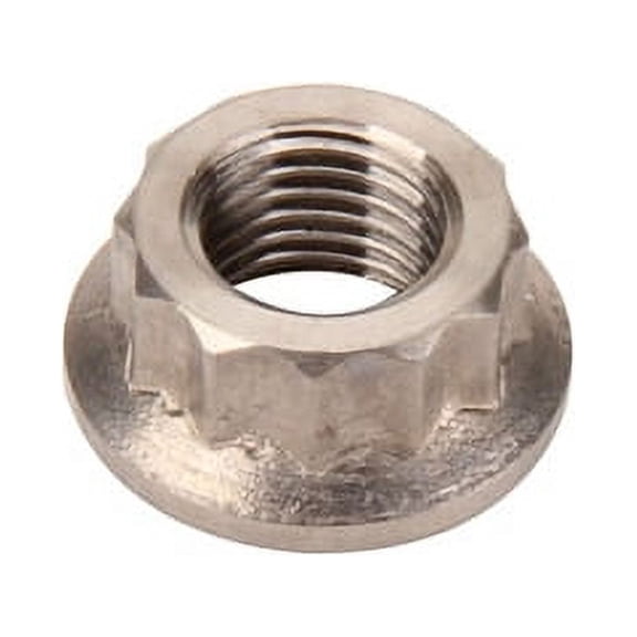 Titanium 3/8-24 Inch Thread, 12 Point Nut