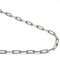 thumbnail image 1 of Titanium 5MM Paper Clip Link Necklace Chain 36", 1 of 3