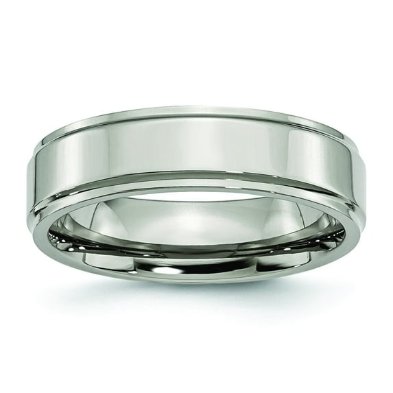 Titanium 6mm Mens Wedding Ring Band Jewelry Sz 12.5