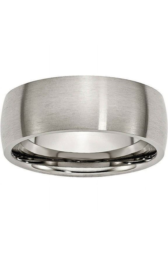 Titanium 8mm Brushed Band