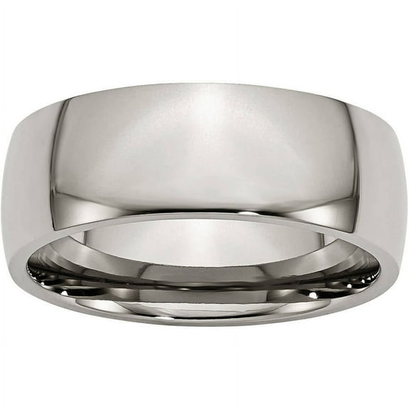 Titanium 8mm Polished Band