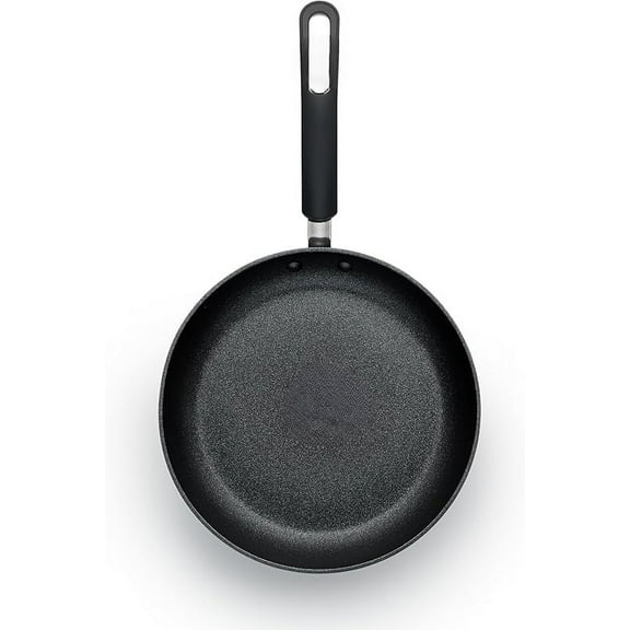 Titanium Advanced Nonstick Thermo-Spot Heat Indicator Dishwasher Safe Cookware Fry Pan, 8-Inch, Black -