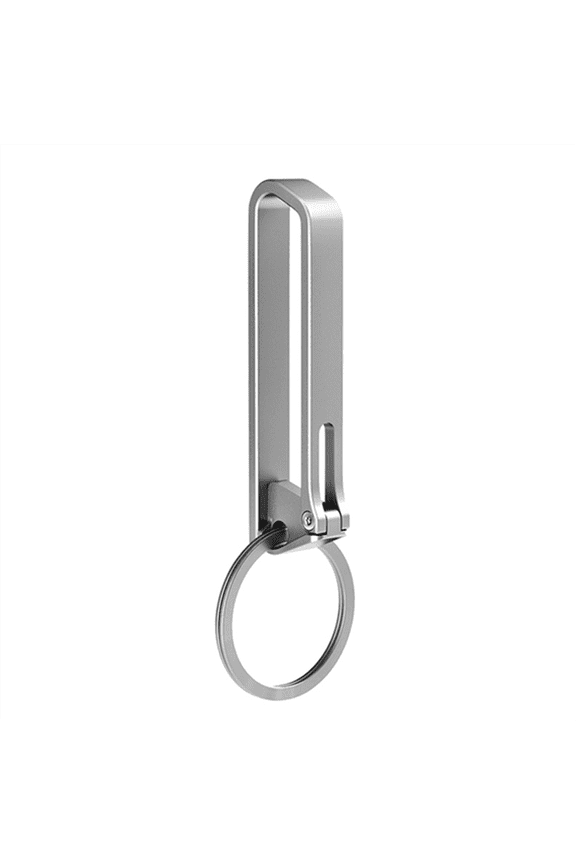 Titanium Alloy Belt Buckle Keychain Outdoor Tool Waist Clip Small Pendant Gift Titanium Alloy