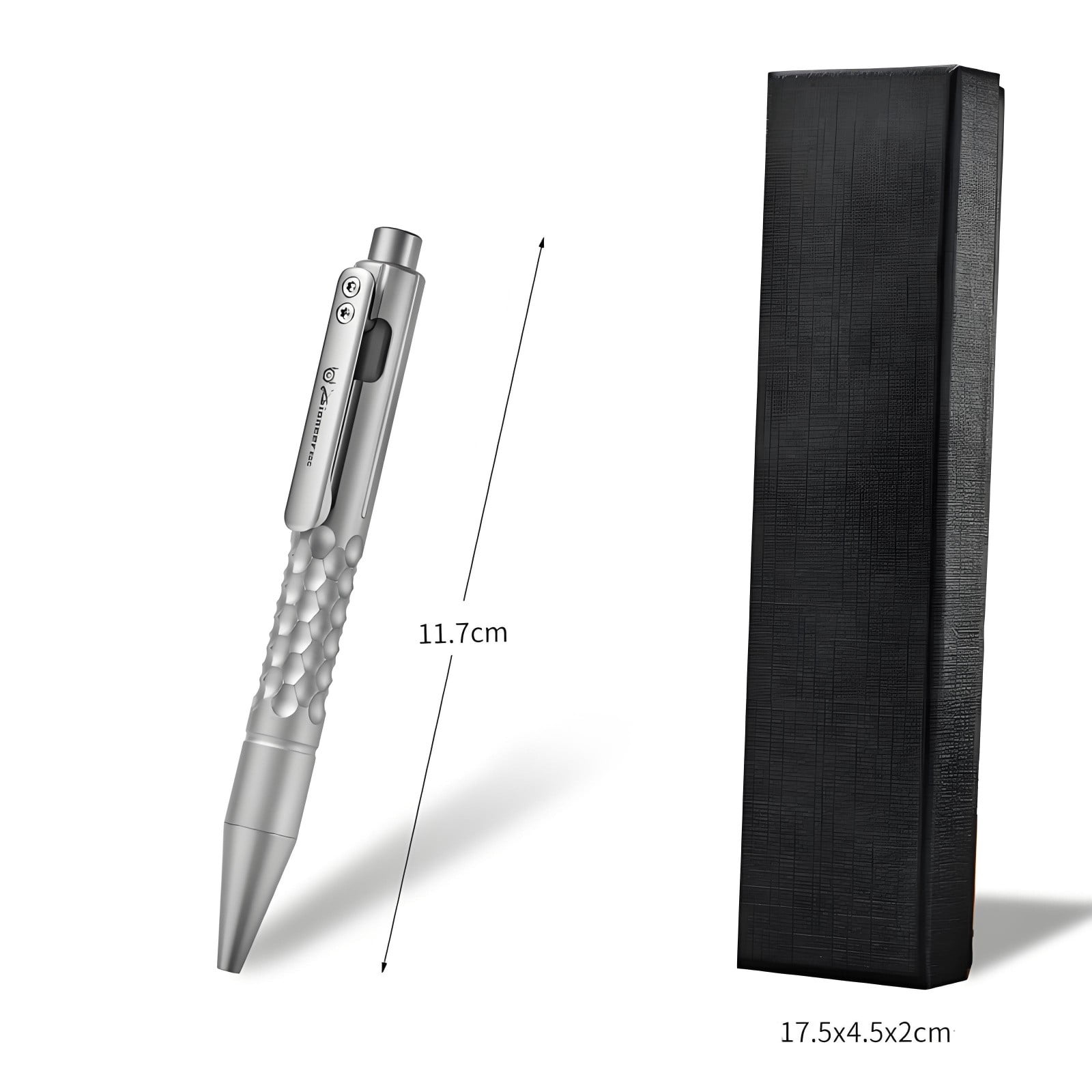 Titanium Alloy Bolt Action Pen, Lightweight EDC Writing Pen with G2 Refill, CNC Machined Aluminum-Style Grip for Office, Travel & Everyday Carry