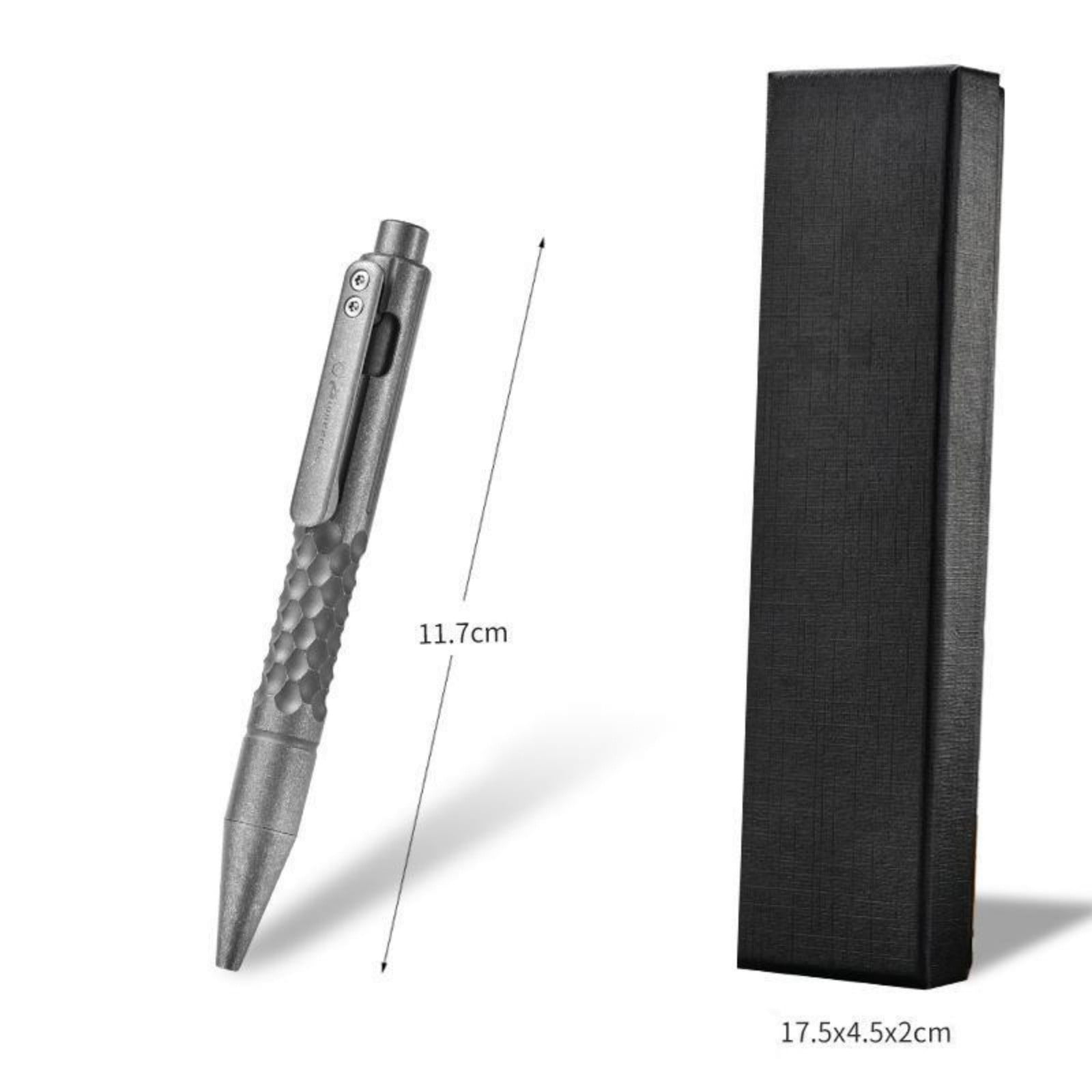 Titanium Alloy Bolt Action Pen, Lightweight EDC Writing Pen with G2 Refill, CNC Machined Aluminum-Style Grip for Office, Travel & Everyday Carry