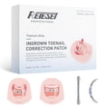 thumbnail image 1 of Titanium Alloy Ingrown Toenail Corrector & Pain Relief Aid - Specially Designed Ingrown Toenail & Corrector Removal Kit for Curved Nail Repair and Removal (0.59/0.67in), 1 of 6