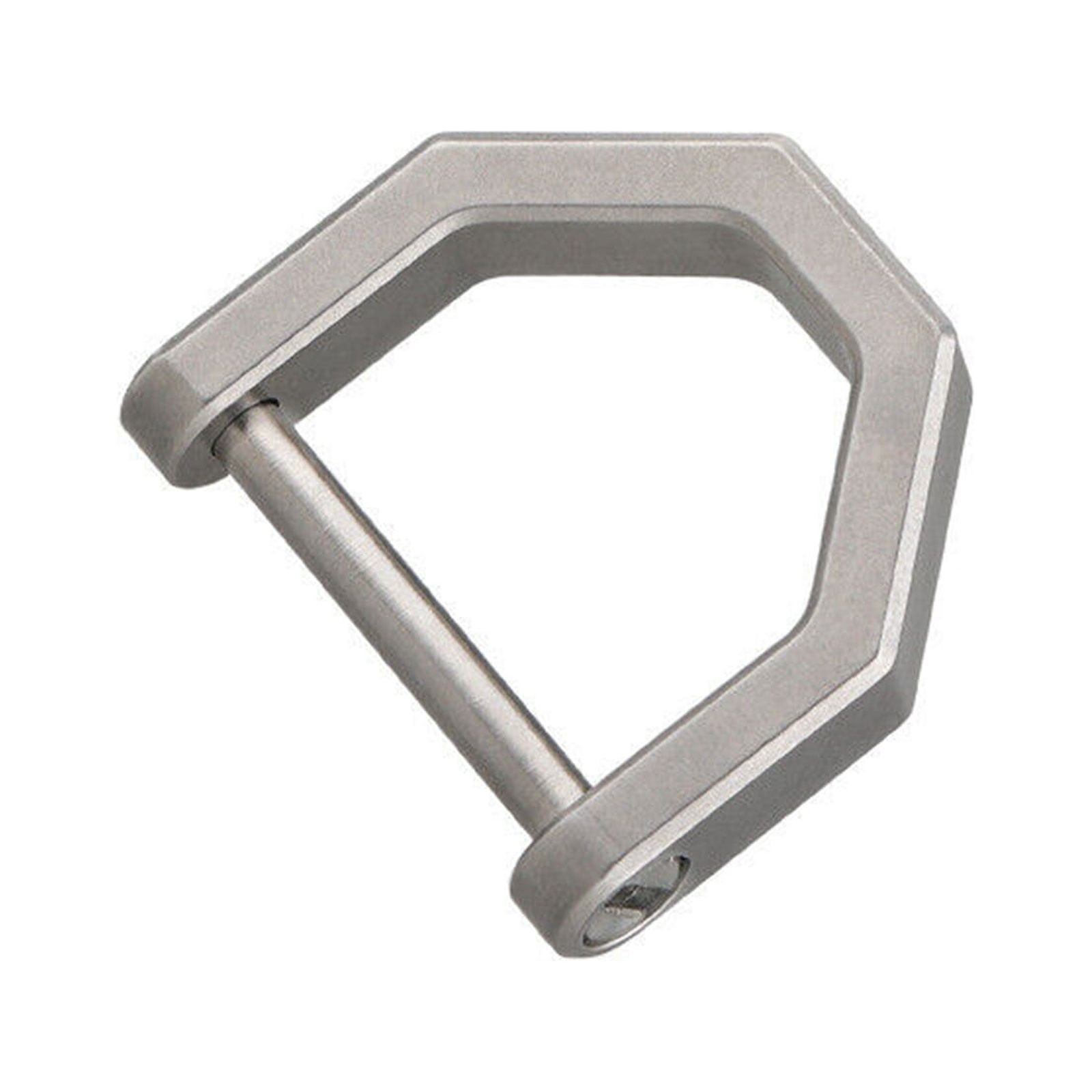 Titanium Alloy Key Ring With Screw Shackle Car Fob Keychain Horseshoe D
