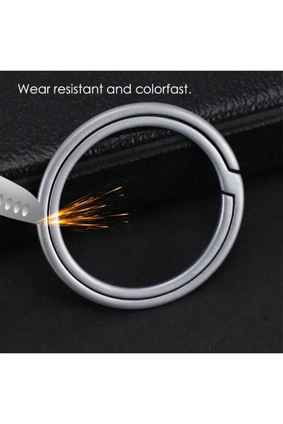 Titanium Alloy Key Rings Keychains Buckle Pendant Super Lightweight Car Keychain