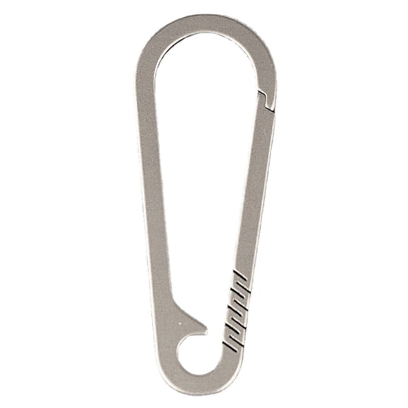 Titanium Alloy Keychain Practical Titanium Carabiner Quick Release Hook Keychain Buckle Outdoor EDC Tool for-Climbing