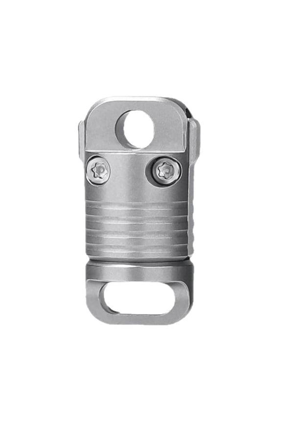 Titanium Alloy Magnetic Keychain 360 Rotatable Mini Quick Release Buckle Pendant Ultralight Tool