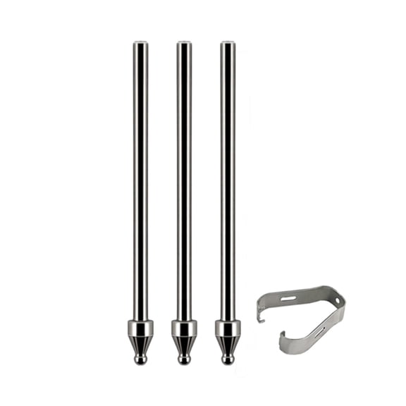 Titanium Alloy Metal Pen Refills and Clip for Remarkable Scribe Write Stylus Pen Smooth Writing and Easy Replacement