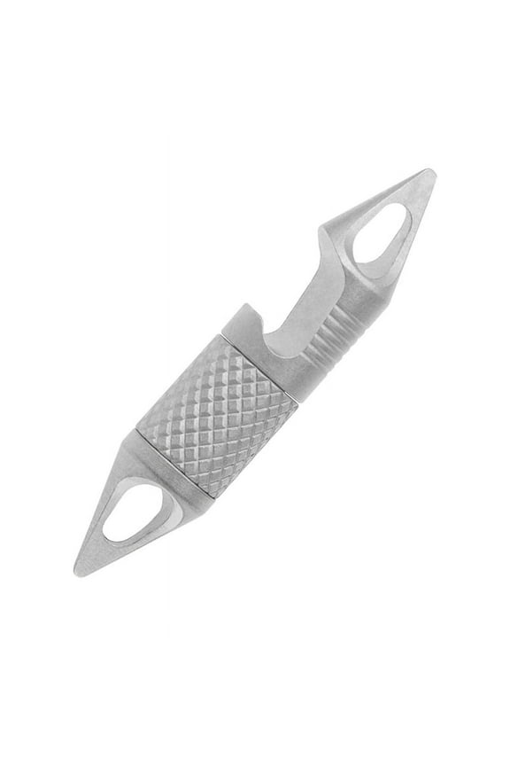 Titanium Alloy Mini Multifunctional Universal Joint Swivel Ring Keychain Necklace y20293