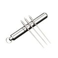 thumbnail image 1 of Titanium Alloy Portable Toothpick Set 3 Pcs Reusable Dual-Ended Toothpicks With Aluminum Storage Tube For Oral Cleaning And Fruit Skewering Lightweight Compact For Home Picnic And, 1 of 5