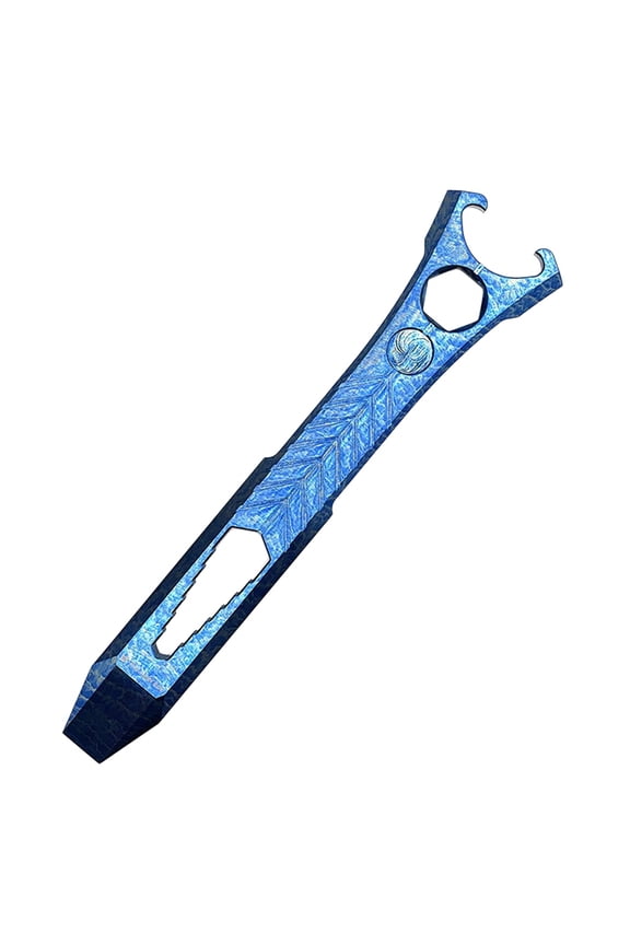 Titanium Alloy Pry Bar Multi-Tool Bottle Opener Compact Size Multi-Tool Pry Bar Wrench Screwdriver