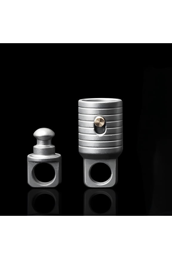 Titanium Alloy Quick Release Keychain with 360 Swivel, Lightweight Detachable EDC Connector