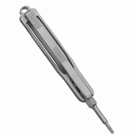 Titanium Alloy Torx Screwdriver Magnetic Suction Extendable Palm Screwdriver Portable Disassembly Antiskid Tool.