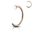 thumbnail image 1 of Titanium Anodized Nose Ring Hoop 20 Gauge - 8 Colors, 1 of 7