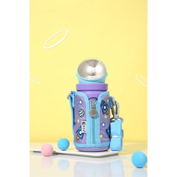 Titanium Astronaut Design Water Bottle(Light Blue)