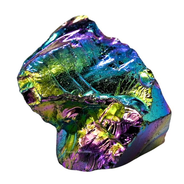 Titanium Aura Quartz Raw .. Crystals and Healing Stones, .. Natural