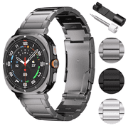 ULTRA SUPPLY CO Titanium Band for Samsung Galaxy Watch Ultra 47mm – Gray, Unisex Strap