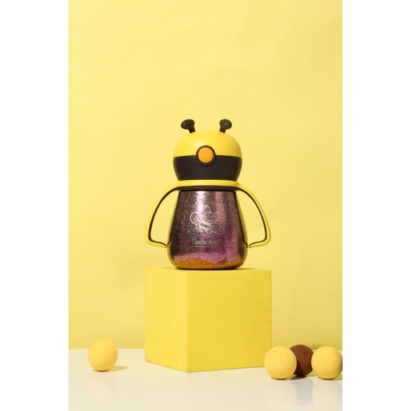 Titanium Bee Shape Water Bottle(Pink)
