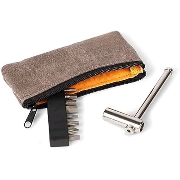 Titanium Bike Multi-Tool | Grade 5 Ti Bit Driver | Ultralight EDC Cycling Tool by$$Sport & Recreation Other