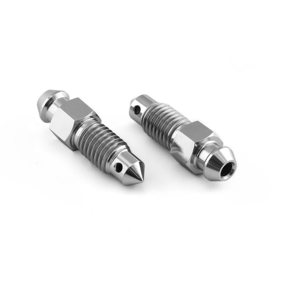 Titanium Bleed Nipple M7 Front Brake Caliper Pack x2 (TIBN7-2Z1)