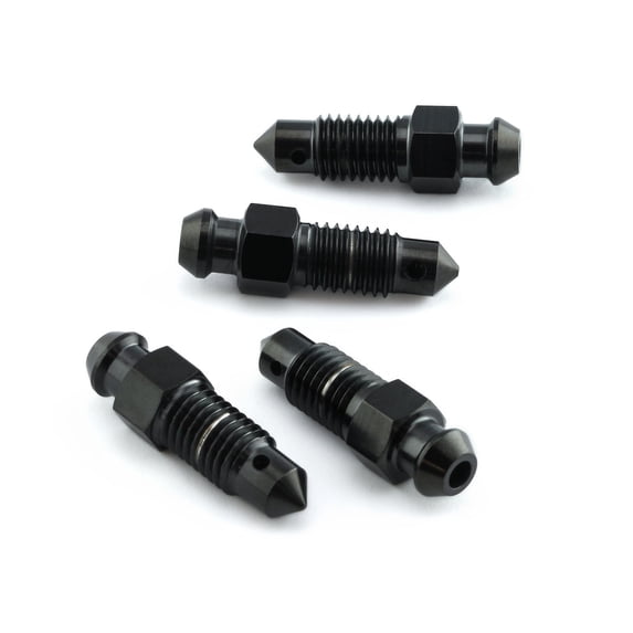 Titanium Bleed Nipple M7 x (1.00mm) Front Brake Caliper Pack x4 (TIBN7-4Z1)