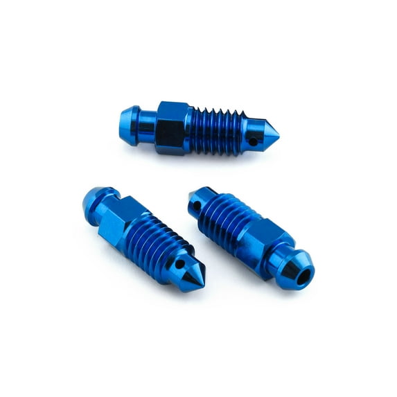 Titanium Bleed Nipple M8x(1.25mm) Front Brake Caliper Pack x3 (TIBN8-3Z1)