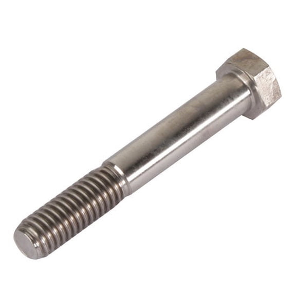 Titanium Bolt, 3/8-16 Coarse, 2-1/2 In Long, 9/16 In Hex Head