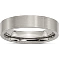 thumbnail image 1 of Titanium Brushed 5mm Flat Band (Size 8.5) Made In China tb8-8.5, 1 of 5