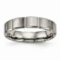 thumbnail image 1 of Titanium Brushed/Polished Grooved Ring Size: 11; for Adults and Teens; for Women and Men, 1 of 6