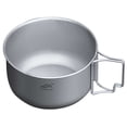 thumbnail image 1 of Titanium Camping Pot Multi-Functional Foldable Camping Soup Pot Reusable Lightweight Food Container Outdoor Accessories (Small), 1 of 11