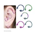 thumbnail image 1 of Titanium Cartilage Twister Ring with Spike Beads, 1 of 1