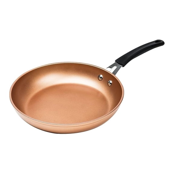 Titanium Ceramic Easy Clean Endure Nonstick Silicone Stay Cool Handle, 11-Inch Fry Pan, Copper