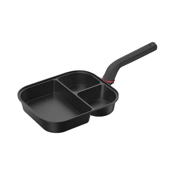 Titanium Ceramic Nonstick Omelette Pan 3-in-1, Induction Compatible Egg Cooker with Cup Design, Large Capacity Pancake Skillet with Anti-Scald Handle for Gas & Induction Cooktops