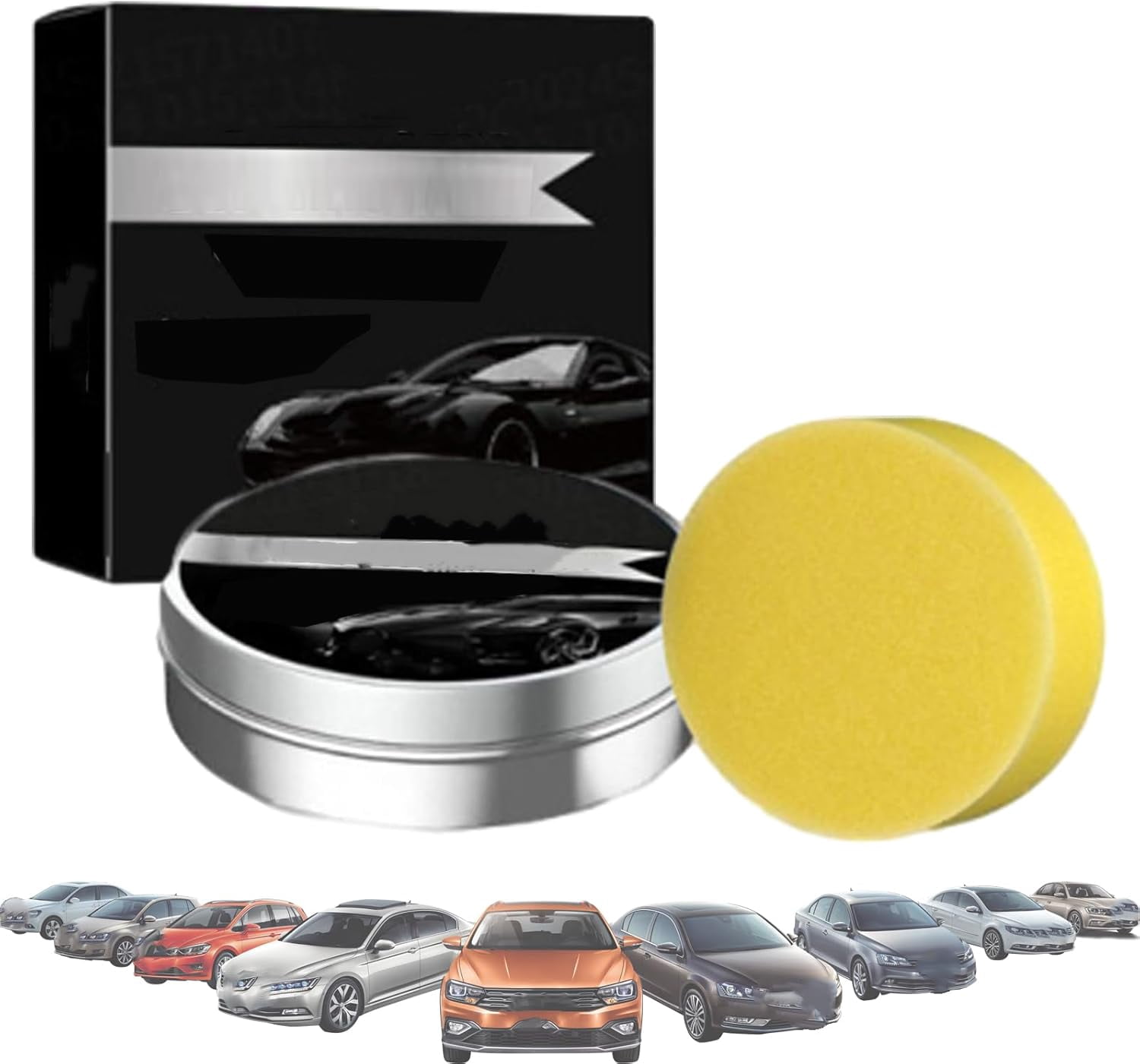 Color Titanium Scratch Repair Titanium Ceramic Wax Cream, 3 in 1 Ceramic Wax, Scratch Remover for ...