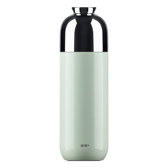 Titanium-Coated Tea Tumbler with Infuser, Thermos Cup 370ml green