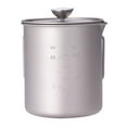thumbnail image 1 of Titanium Coffee Cup Mug French Press Pot Coffee Maker with LidCamping Cooking Pot, 1 of 6