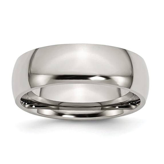 Titanium Comfort Fit Wedding Band Sz 13.5