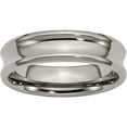 thumbnail image 1 of Titanium Concave 6mm Polished Beveled Edge Band, 1 of 6