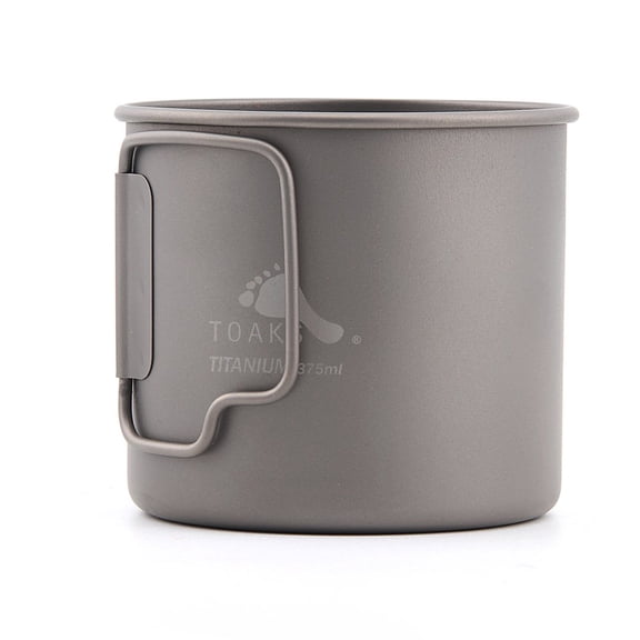 Titanium Cup 375ml 1.7oz Durable Lightweight Drinking Vessel