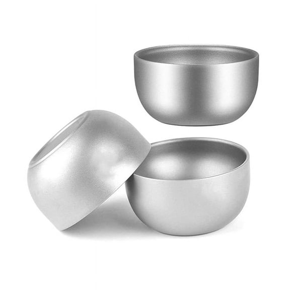 Titanium Cup Pure Titanium Tea Cup 45ml Double Layer Teacup for Camping Hiking Backpac y5668